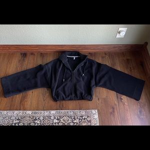 Free People Women's Size XS Movement Climb High Fleece Jacket Black